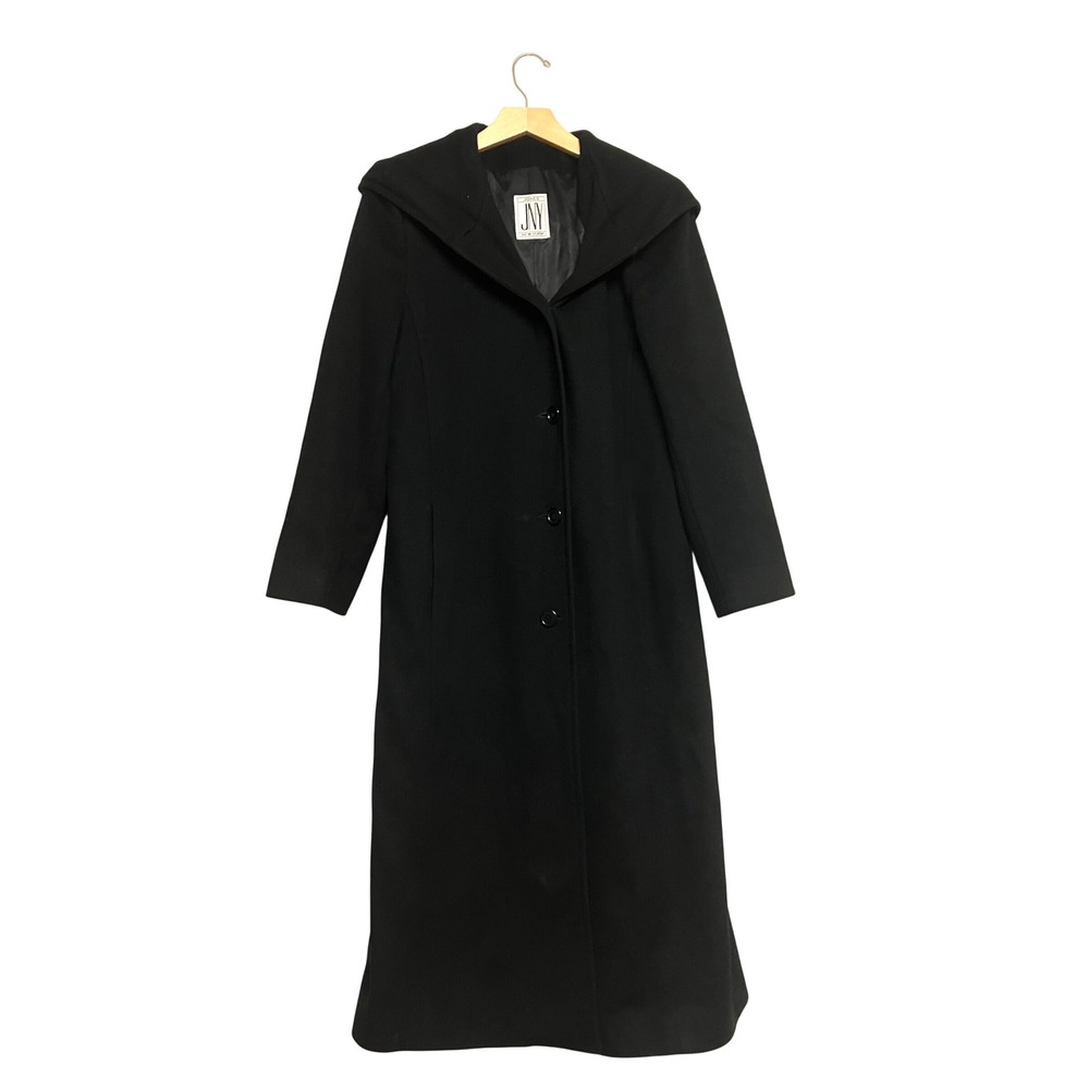 Wool Hooded Trench Coat Jones New York